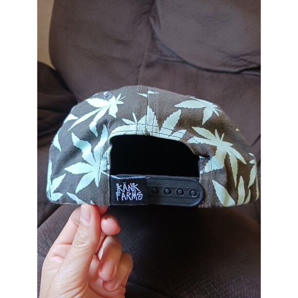 Ikanik Farms Weed Cannabis Hat AOP Marihuana Mary J Snapback cap California Bear - Picture 3 of 5